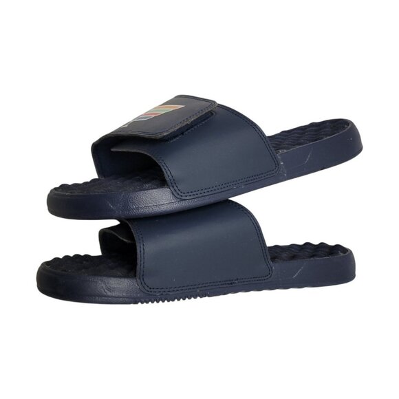ISLIDE Unisex NAVY BLUE Beach Shower Slipper SOFT Slide Mule Slip On Shoe size 7 - Picture 3 of 9